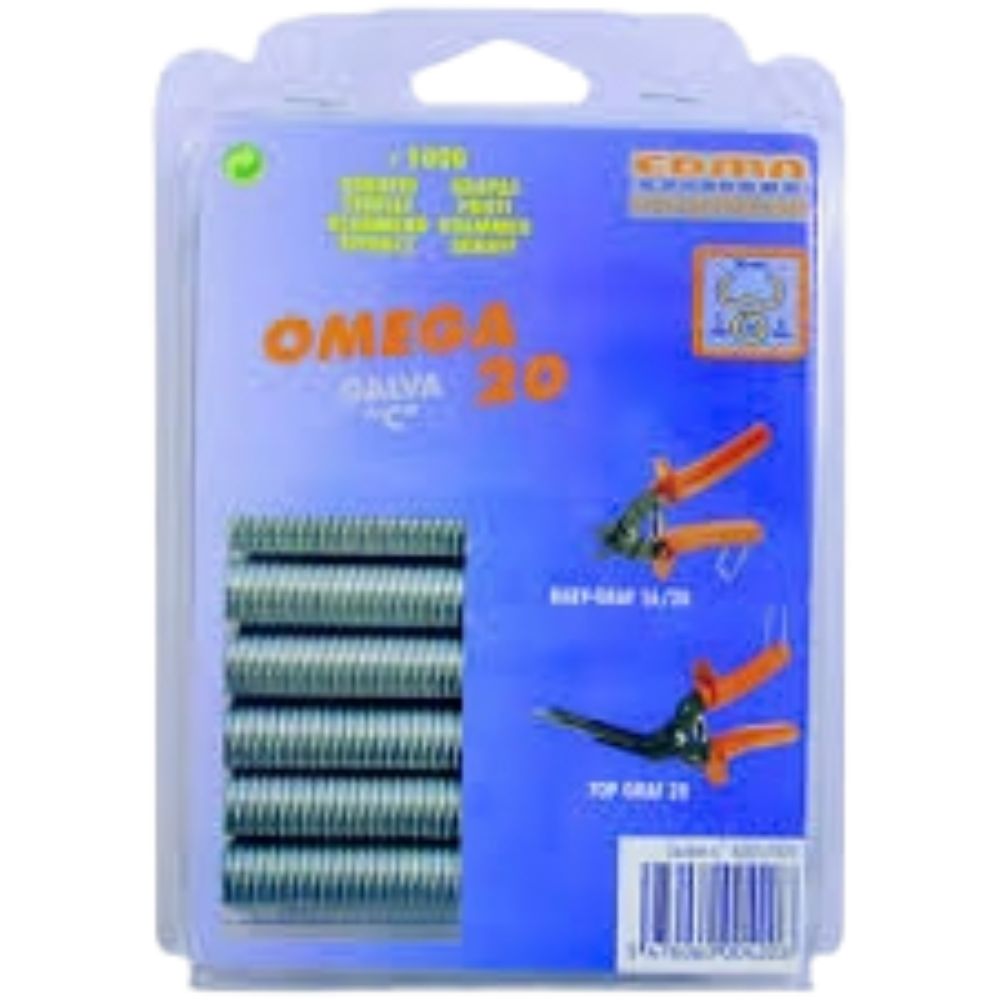 AGRAFES PLASTIFIEES OMEGA 20